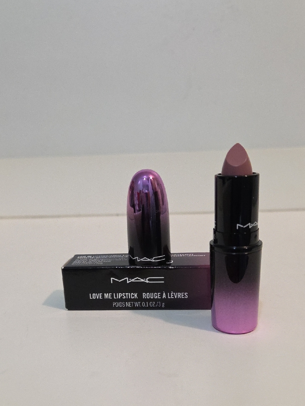 MAC #412 Pure Nonchalance  Love Me Lipstick (Discontinued) NIB